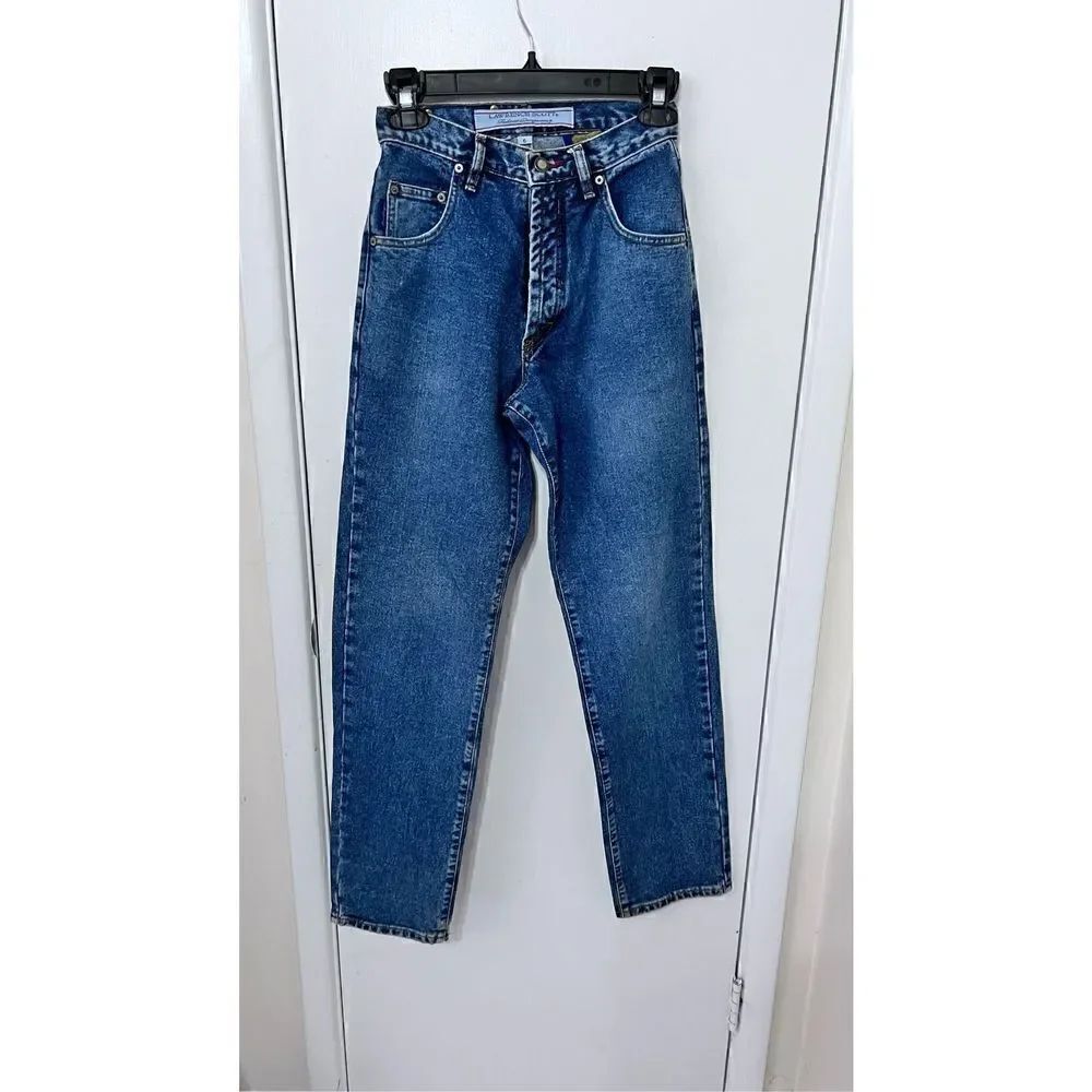 LAWRENCE SCOTT VINTAGE TAILORED DUNGAREES JEANS WOMENS SIZE 6